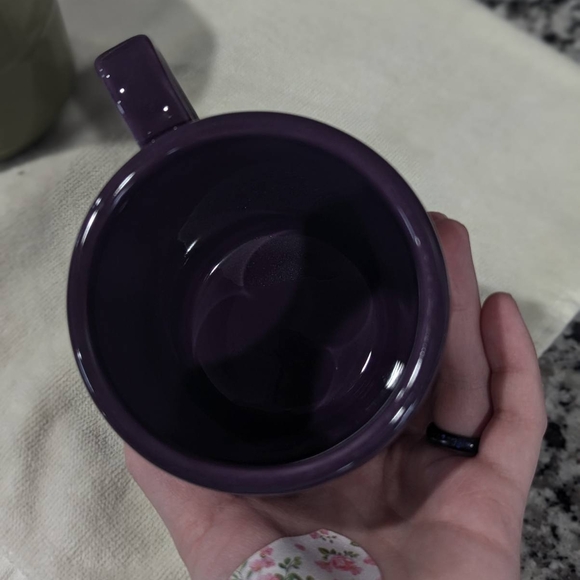 Longaberger Deep Purple Ceramic Mug - Picture 3 of 4